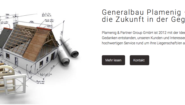 Plamenig & Partner Group GmbH – Webseiten Re-Design ist online!